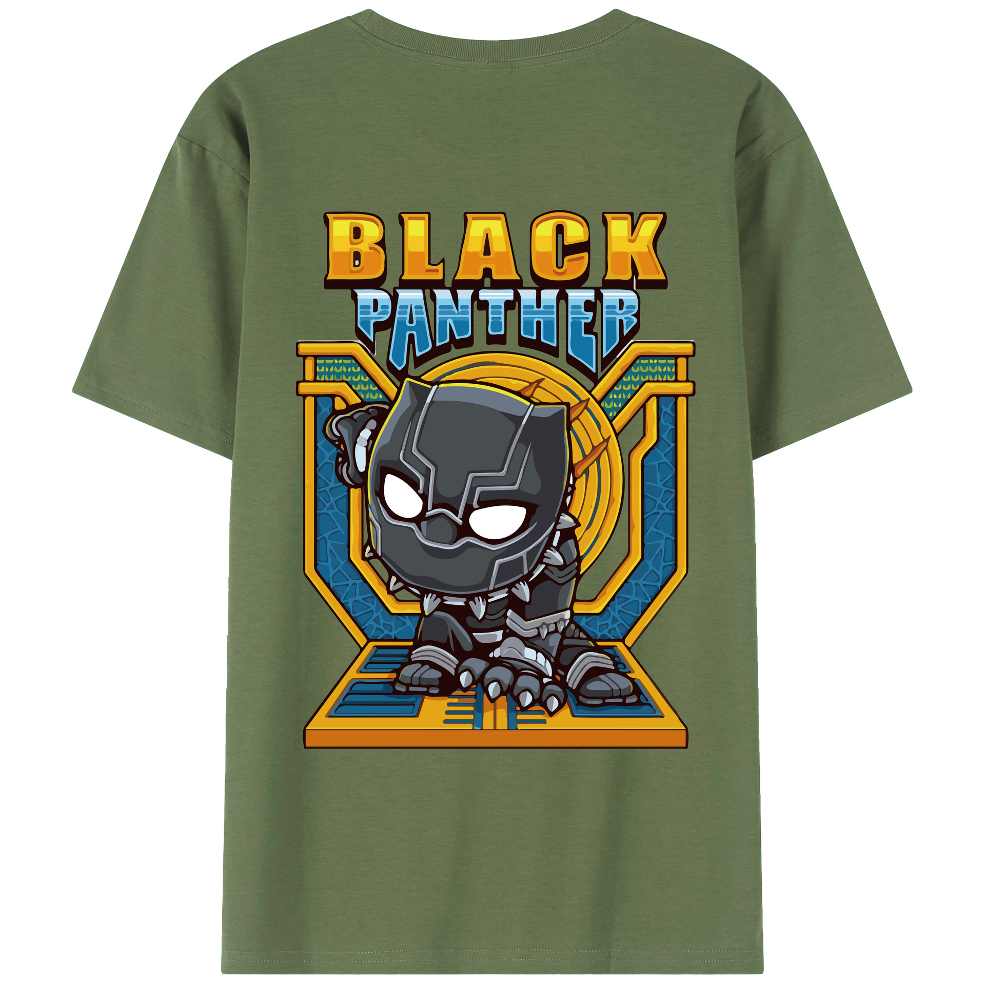 （画像用） アベンジャーズ The Avengers 綿100％ メンズ半袖Tシャツ（バックプリント） 通気性